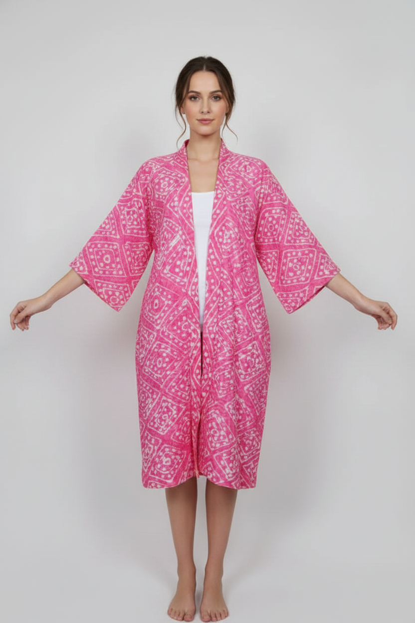 Pink Paradise Kimono