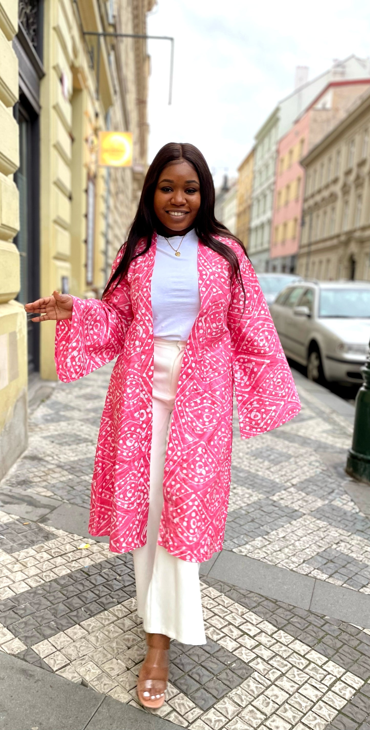 Pink Paradise Kimono