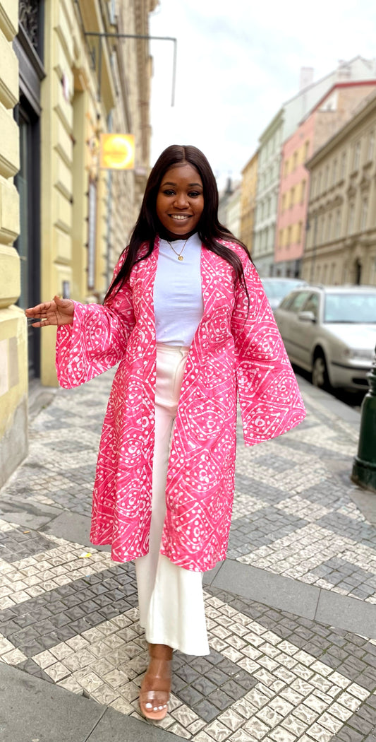 Pink Paradise Kimono