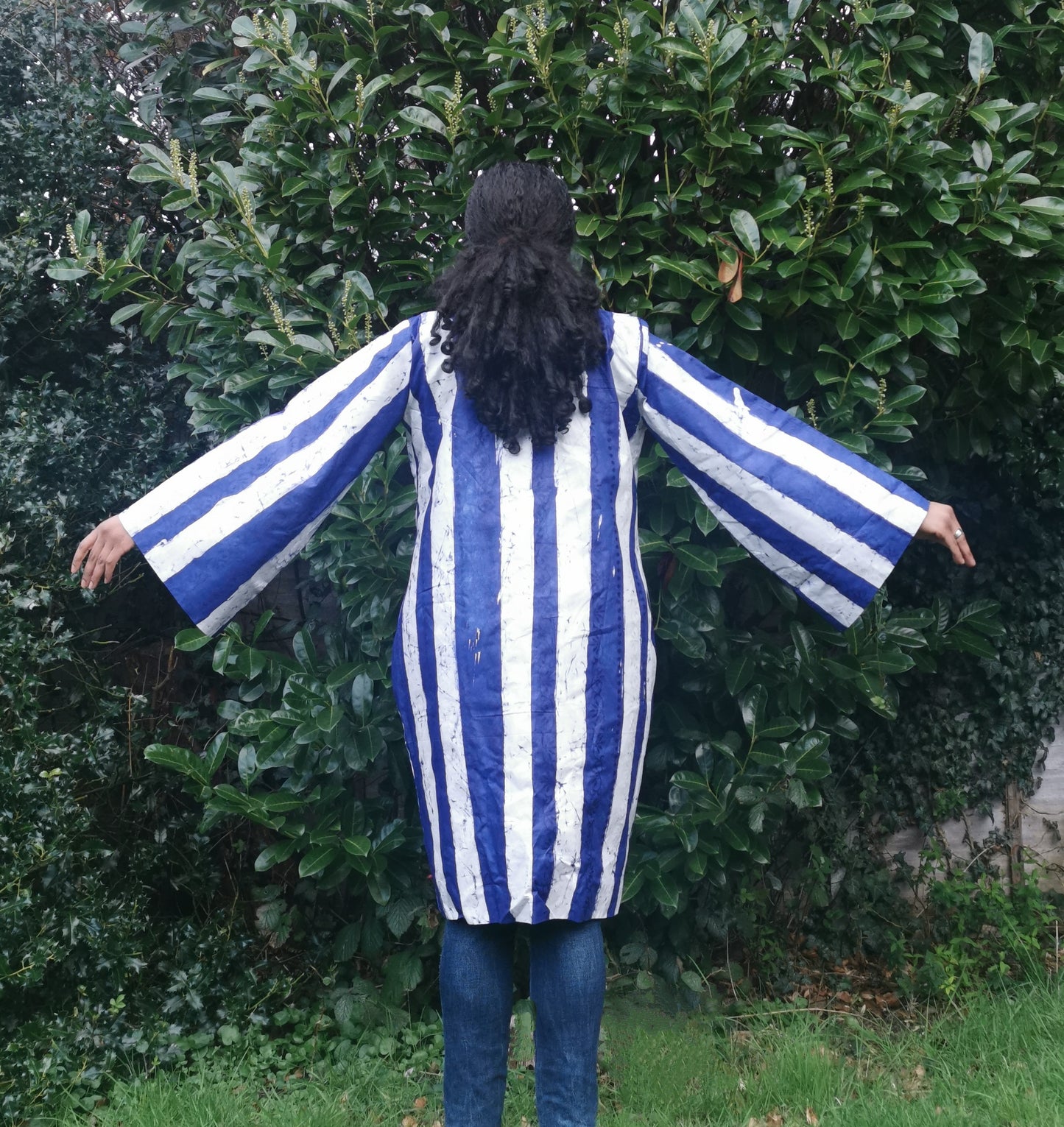 Stripe kimono