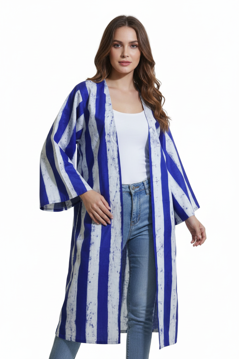 Stripe kimono